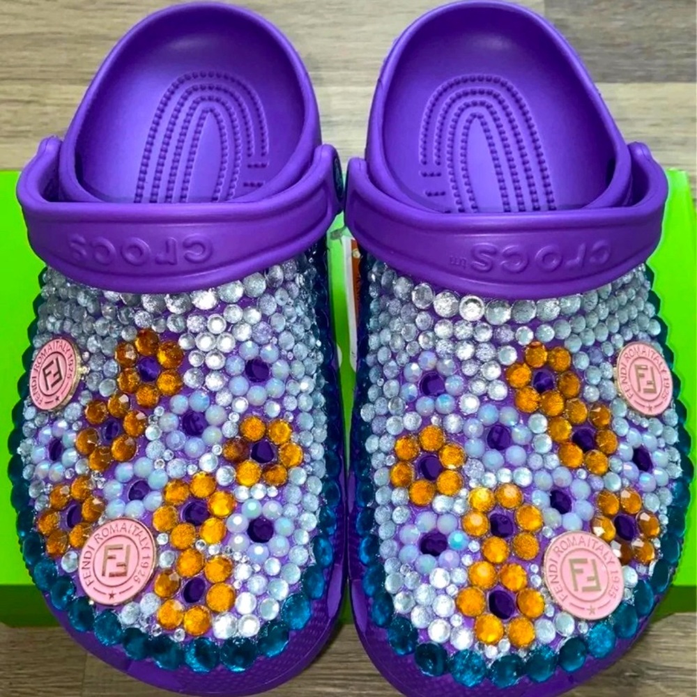 ✨ Customized Bling Crocs✨ - Picture 4 of 5